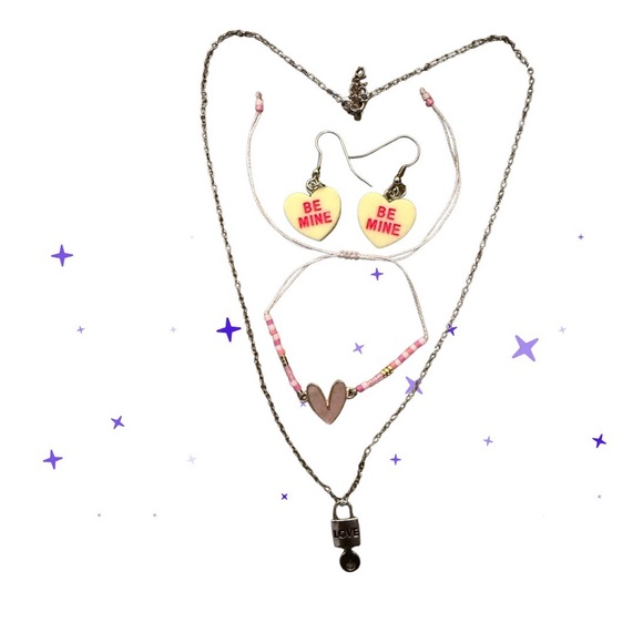 3 Piece Heart Jewelry Set - Picture 3 of 9